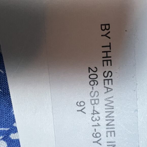 Smiling Button New Cotton By The Sea Winnie In Blue - Picture 6 of 6